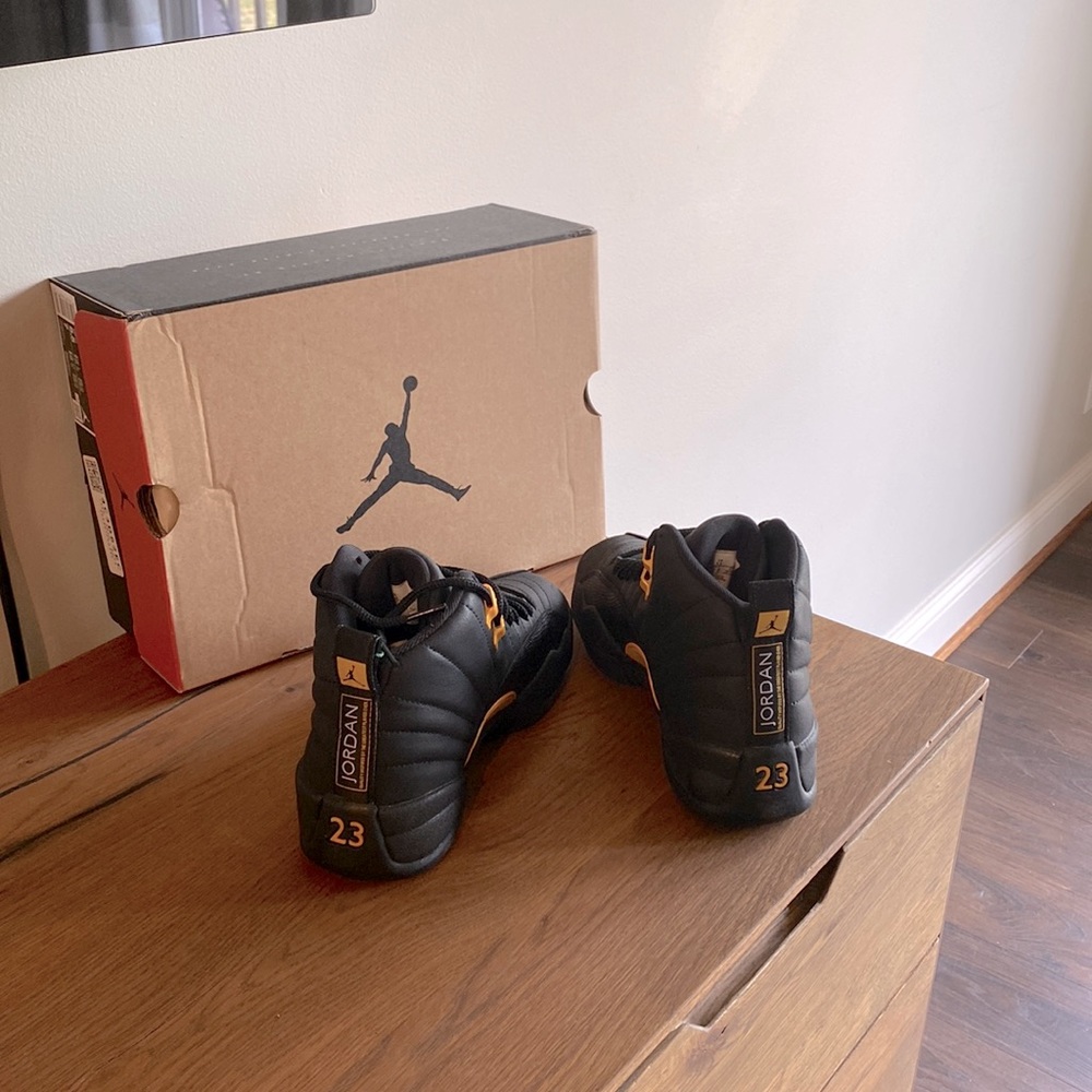 ****SOLD**** NWT Air Jordan 12’s Retro Black/Taxi